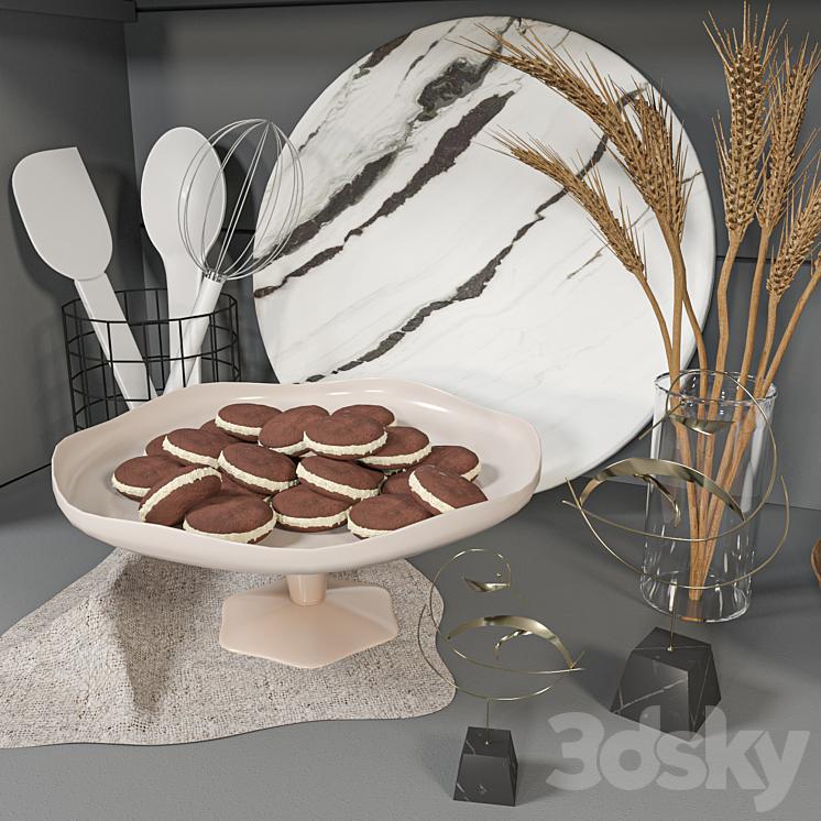 Kitchen_accessories 3DS Max Model - thumbnail 2