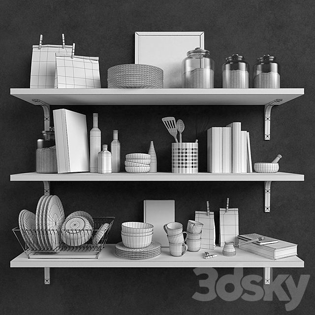 Kitchen_set 3ds Max - thumbnail 2