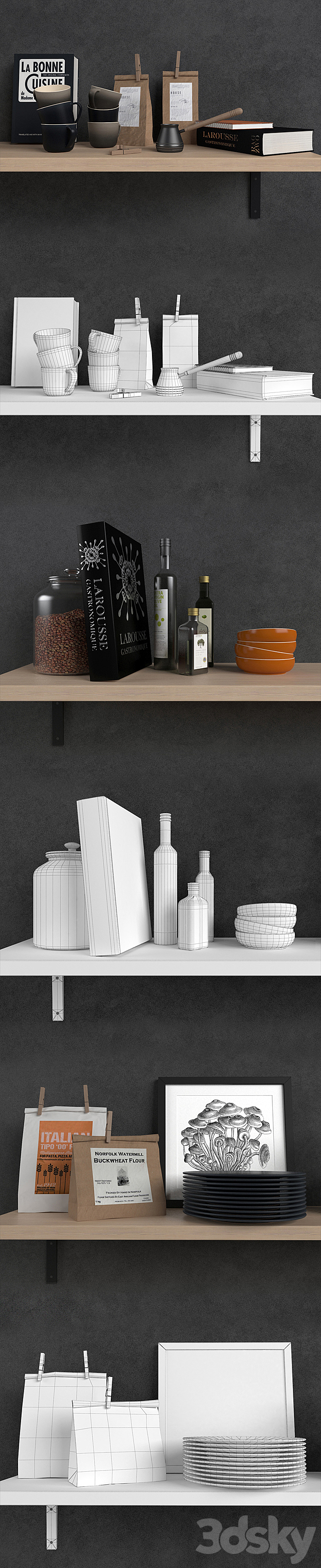 Kitchen_set 3ds Max - thumbnail 3