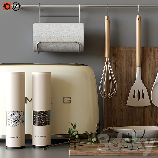 Kitchenware 3ds Max - thumbnail 3