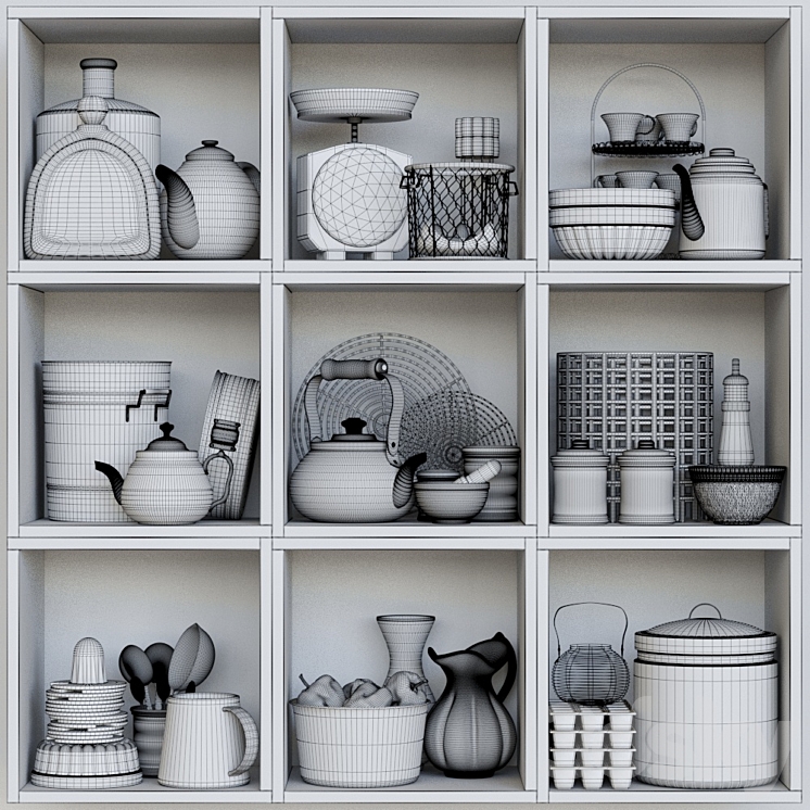 Kitchenware 3DS Max - thumbnail 2