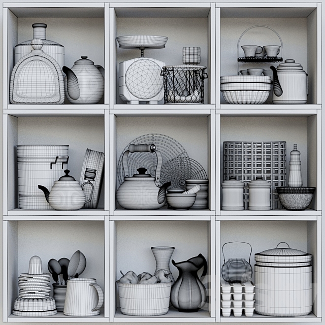 Kitchenware 3DSMax File - thumbnail 2