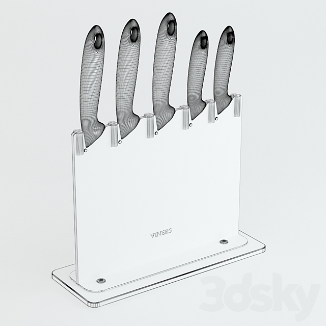 Knife block 3DSMax File - thumbnail 2