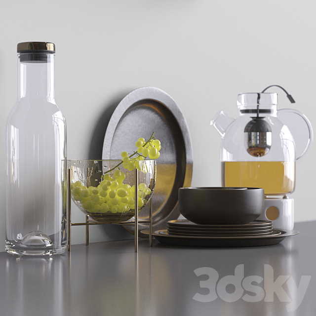 MENU – kitchen accessories 3DSMax File - thumbnail 2