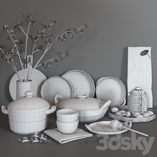 Muubs Kitchen Decor 3ds Max - thumbnail 2