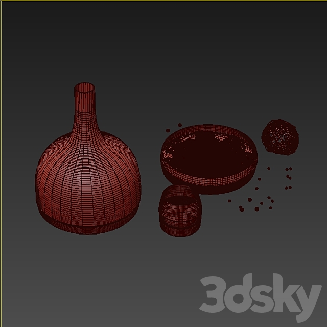 NudeGlass set-1 3DSMax File - thumbnail 3