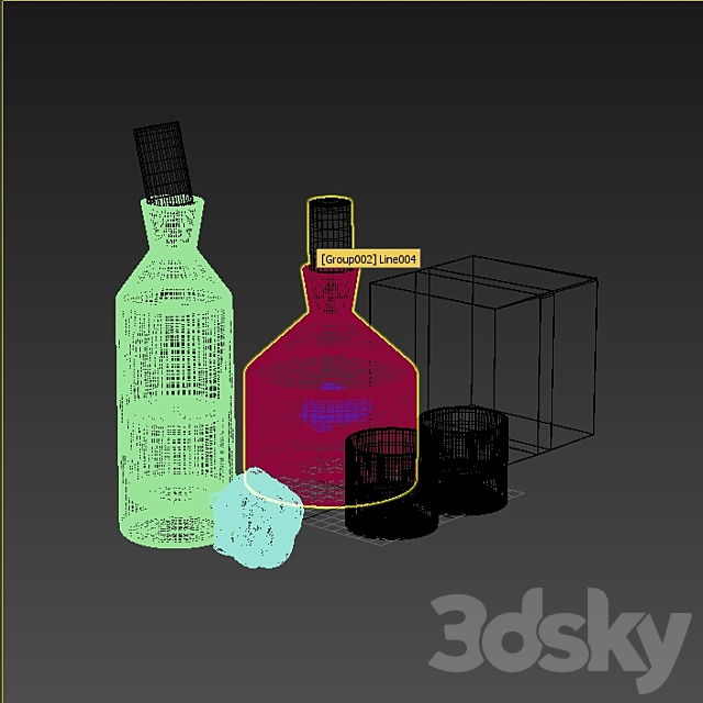 NudeGlass set-2 3DSMax File - thumbnail 3