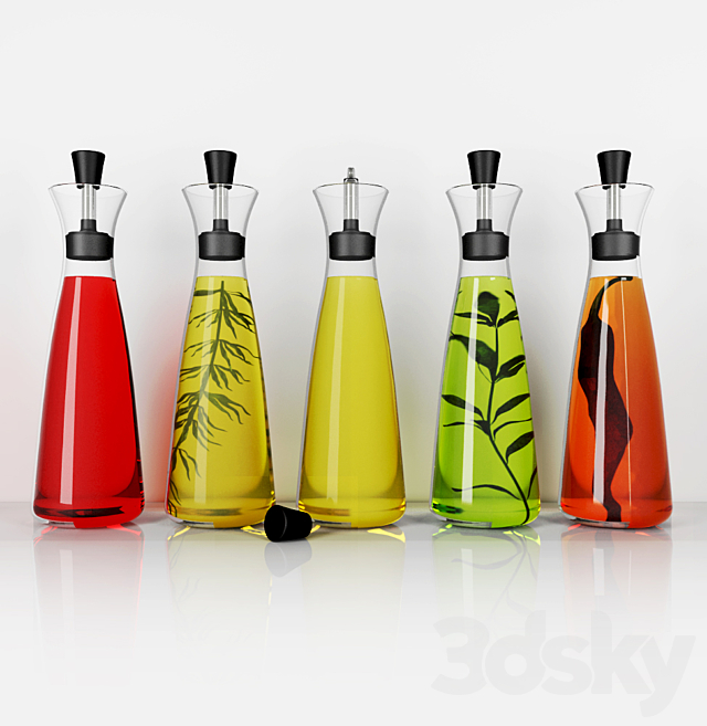 Oil _ Vinegar Carafe 3ds Max - thumbnail 1