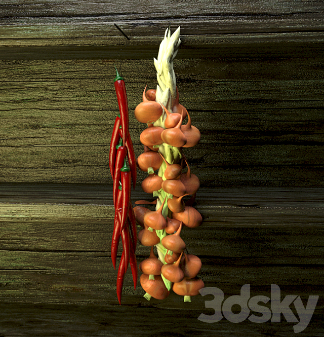 Onion pepper 3DSMax File - thumbnail 1