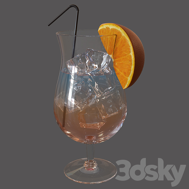 Orange style 3DS Max Model - thumbnail 3