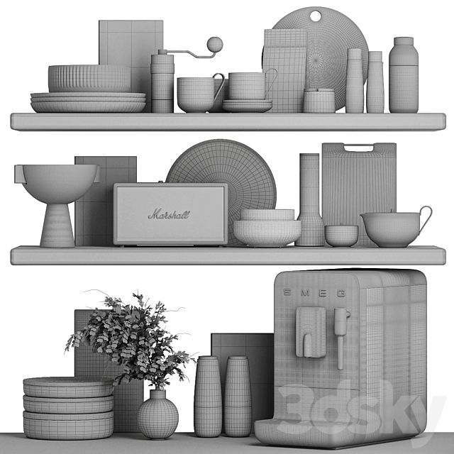 other kitchen accessories 67 3DS Max Model - thumbnail 3