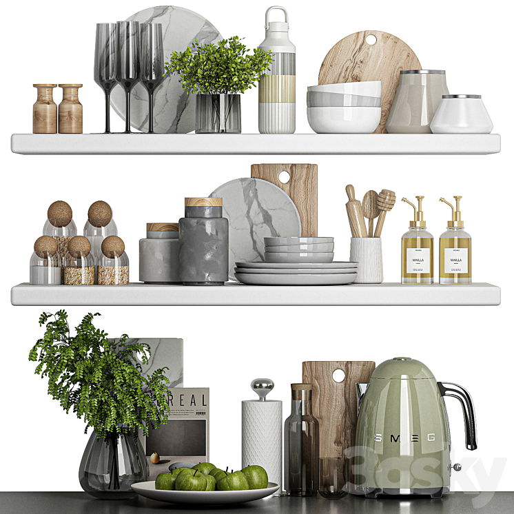 other kitchen accessories 71 3DS Max Model - thumbnail 1