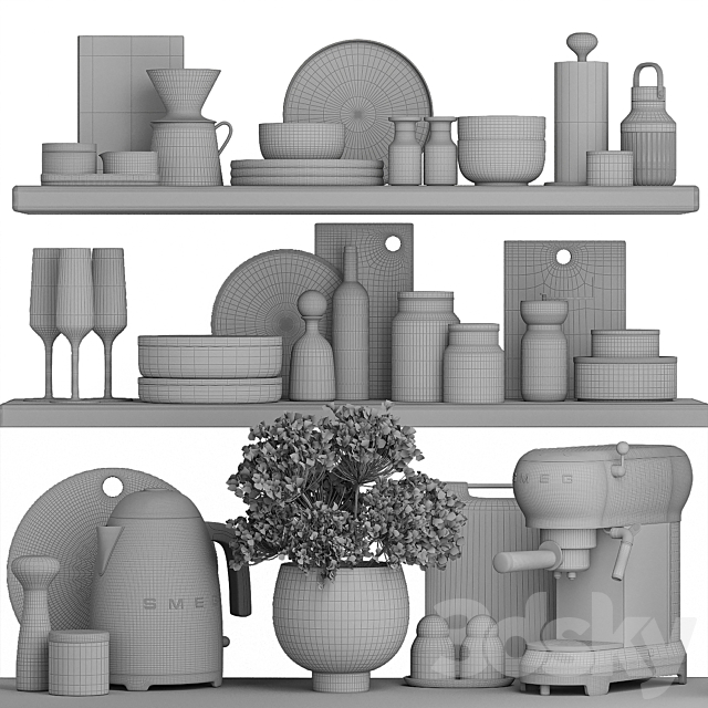 other kitchen accessories 86 3DS Max Model - thumbnail 4