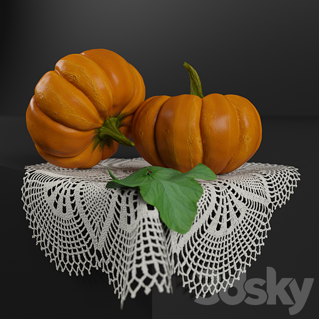 Pumpkin 3DSMax File - thumbnail 1