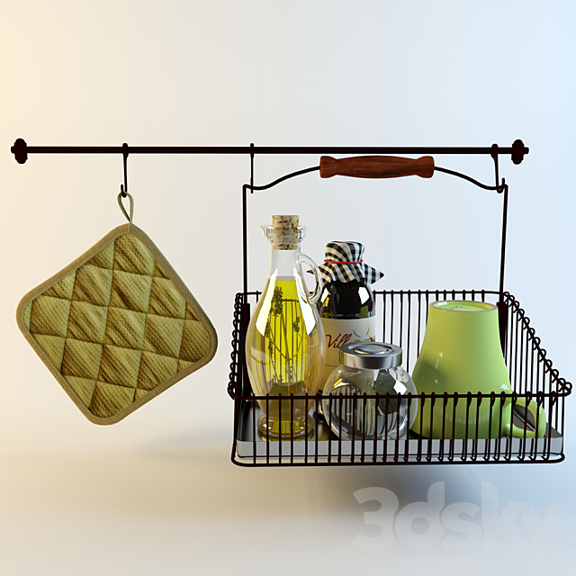 Rails kitchen with Ikea 3DSMax File - thumbnail 1