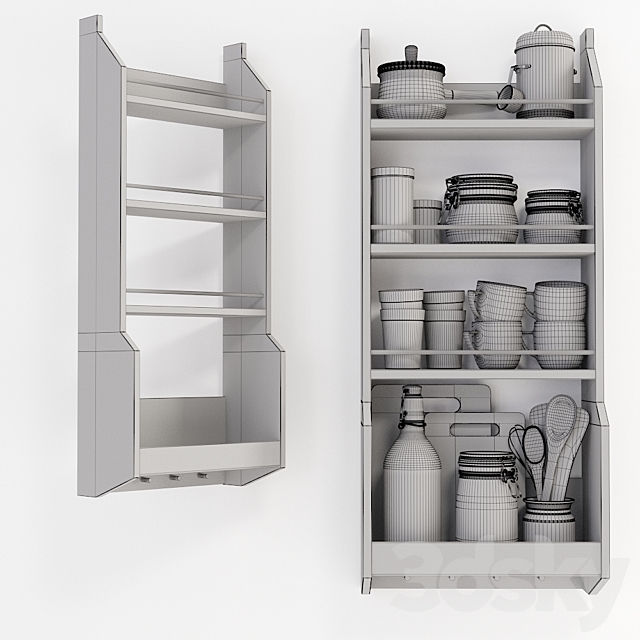 Shelf hinged IKEA VADHOLMA 3DSMax File - thumbnail 3