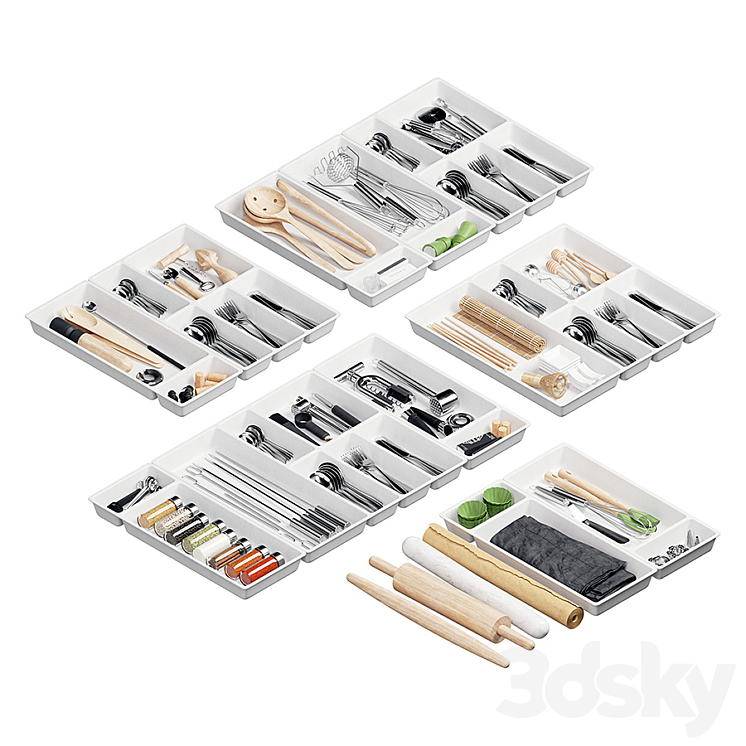 Stodja Kitchen Organizers 3DS Max - thumbnail 1