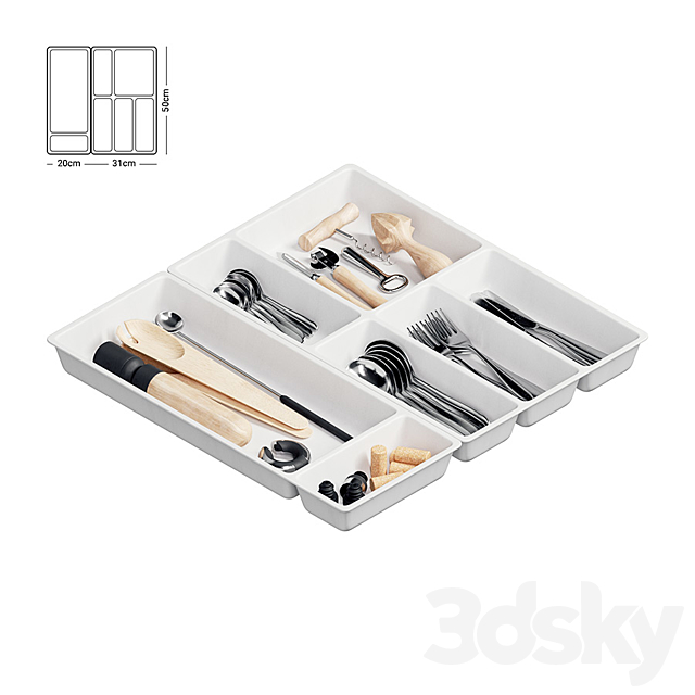 Stodja Kitchen Organizers 3DSMax File - thumbnail 3