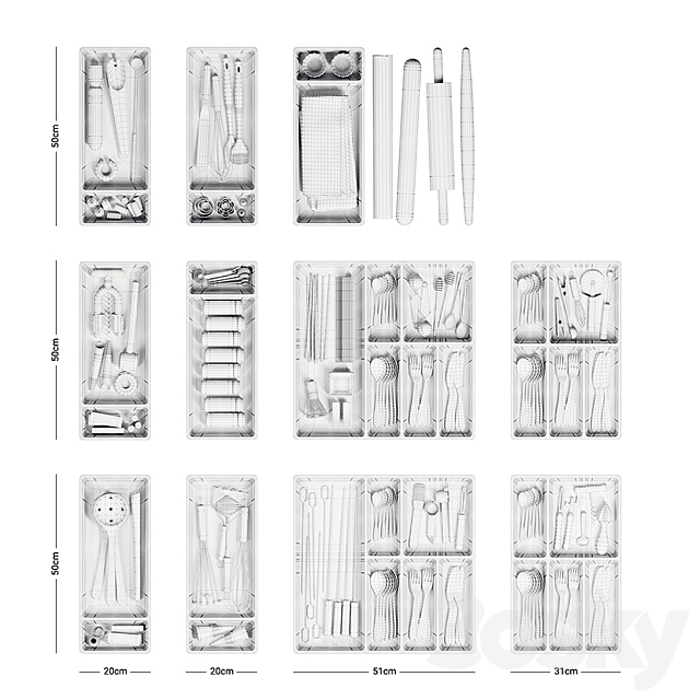 Stodja Kitchen Organizers 3DSMax File - thumbnail 7