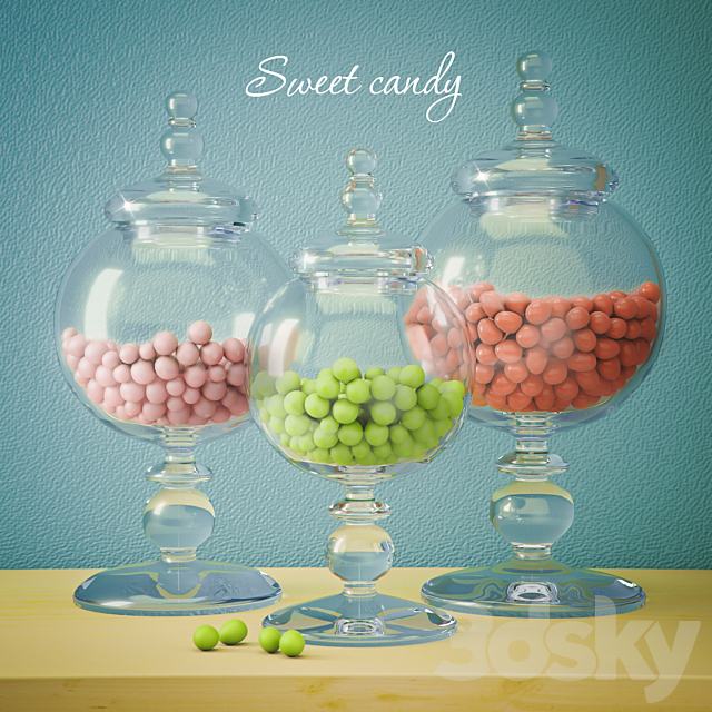 Sweet Candy 3DS Max Model - thumbnail 1