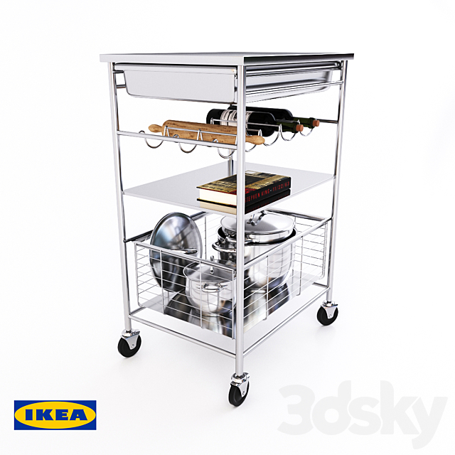 Table IKEA GRUNDTAL 3DSMax File - thumbnail 1