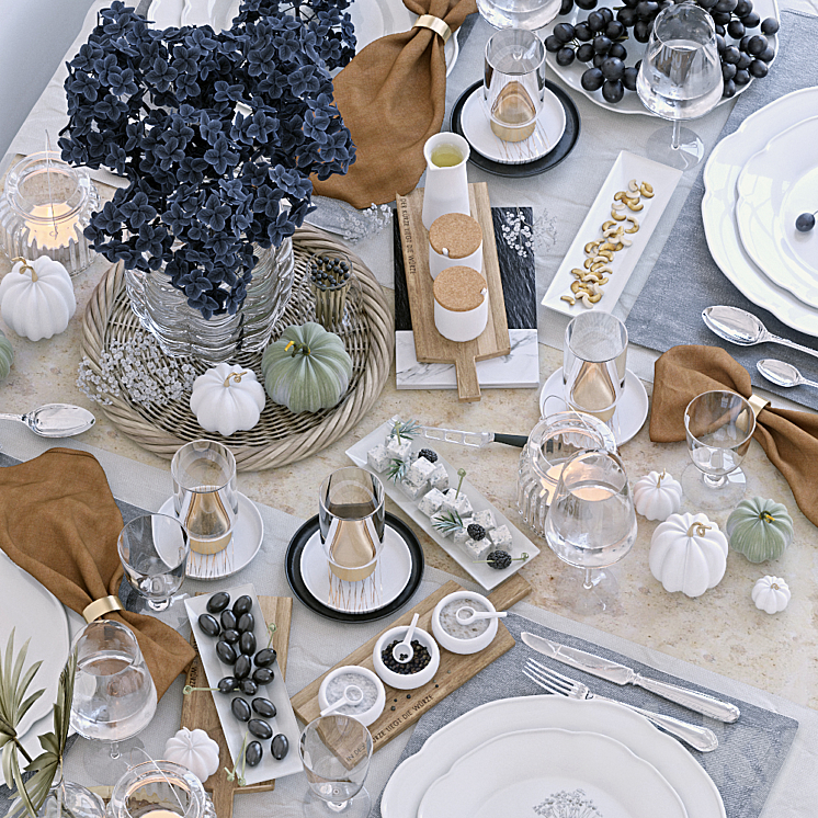 Table setting 40 3DS Max - thumbnail 2