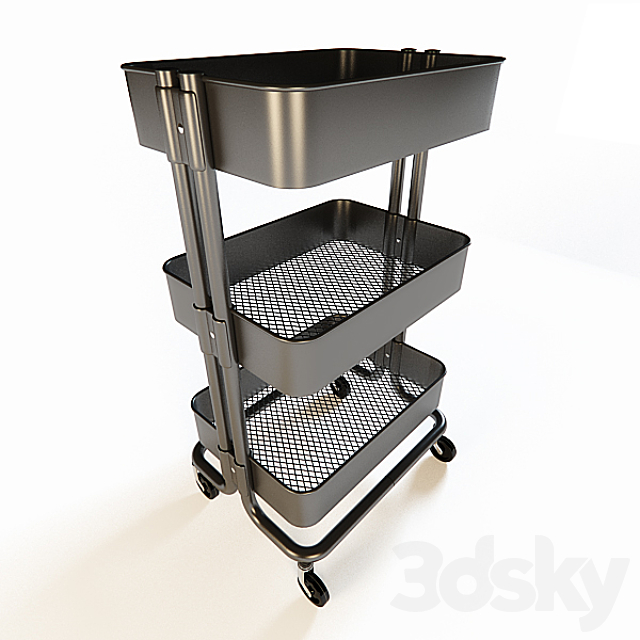 Trolley IKEA ROSKUG 3DS Max Model - thumbnail 2