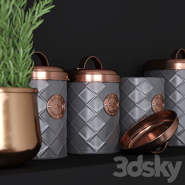 TYPHOON_Copper_Decor_set 3ds Max - thumbnail 3