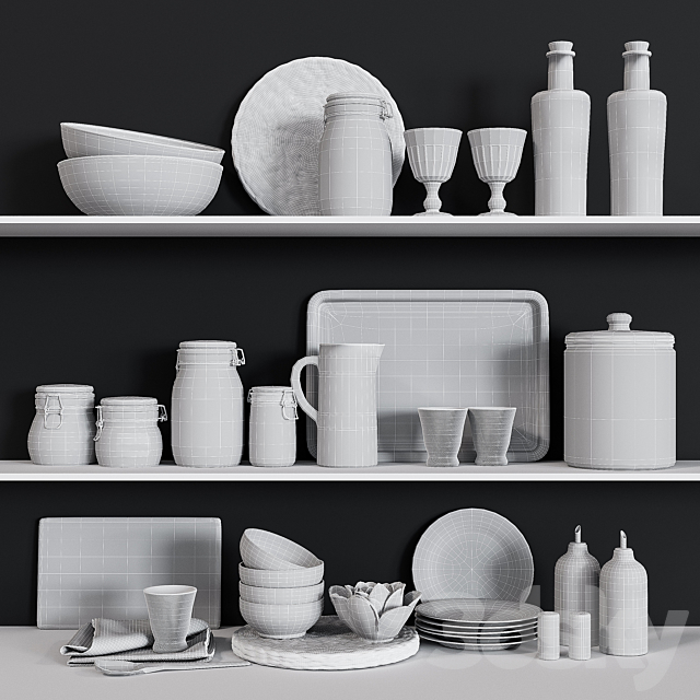 Zalato tableware 3DSMax File - thumbnail 3