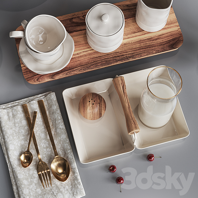 Zara Home Kitchen Decor 2 3DSMax File - thumbnail 4