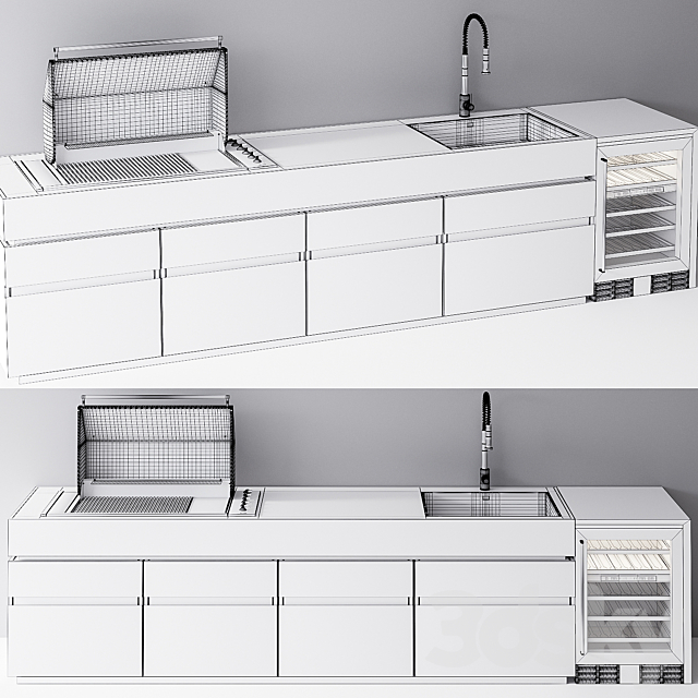 Outdoor Kitchen Island Fesfoc Krakatoa 3DSMax File - thumbnail 4