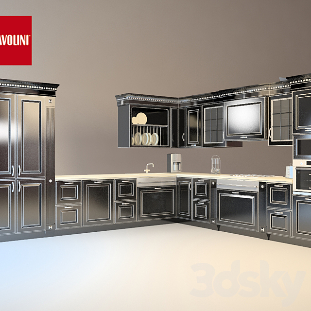 Scavolini _ Baltimora 3DS Max Model - thumbnail 1