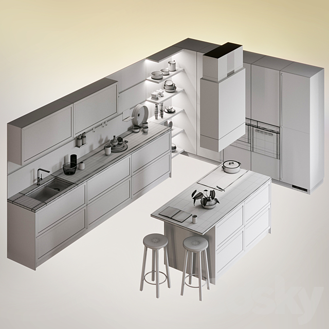 Scavolini | Carattere 3DSMax File - thumbnail 3