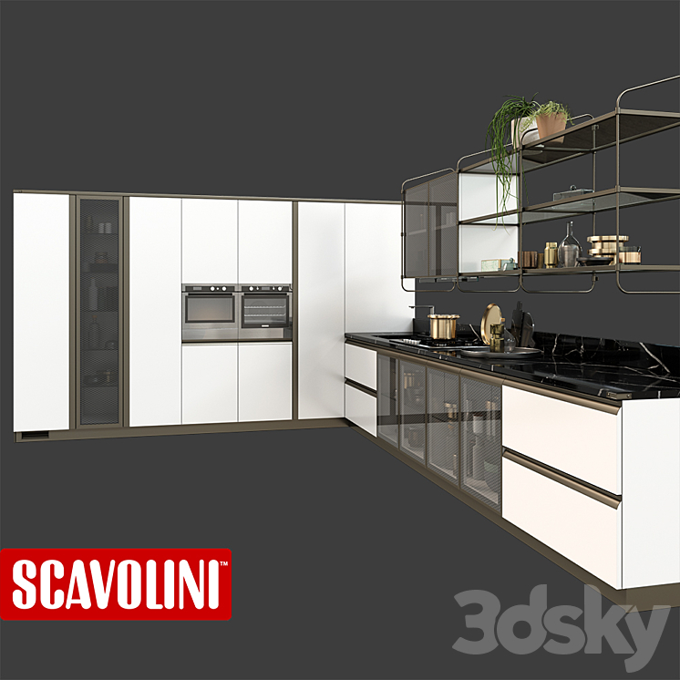 Scavolini Diesel Open Workshop 3DS Max - thumbnail 1