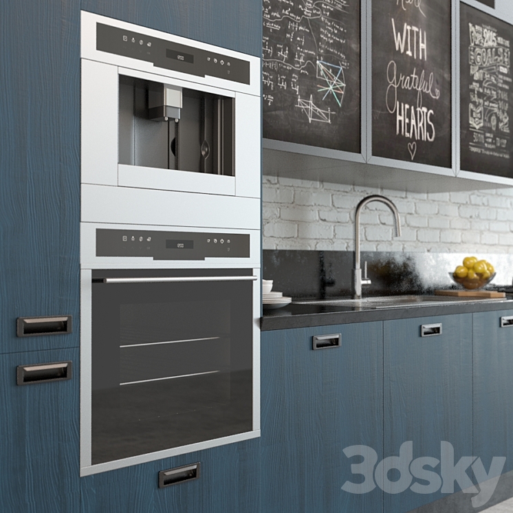 Scavolini Diesel Social Kitchen 2 3DS Max - thumbnail 2