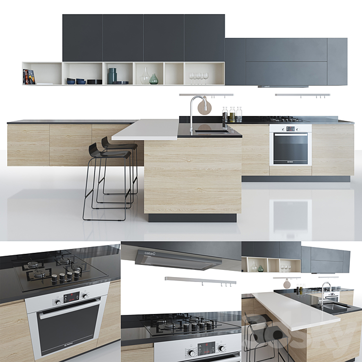 Scavolini Motus 3DS Max - thumbnail 1