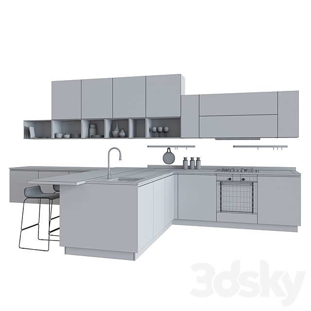 Scavolini Motus 3DSMax File - thumbnail 3