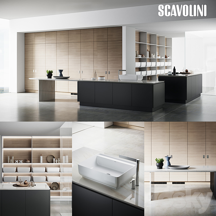 Scavolini Qi 3DS Max - thumbnail 1