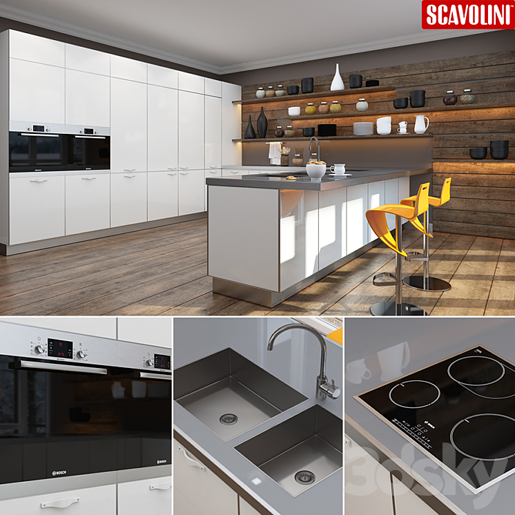 Scavolini_Crystal 3DS Max - thumbnail 1