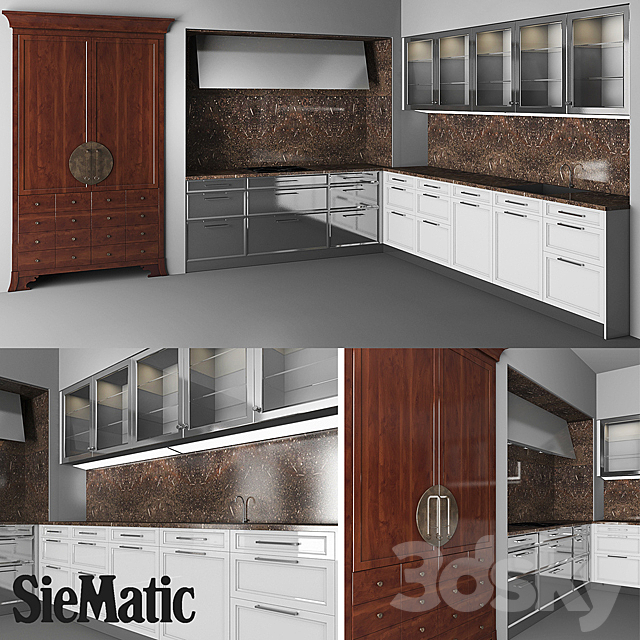 SieMatic kitchen 3DSMax File - thumbnail 1