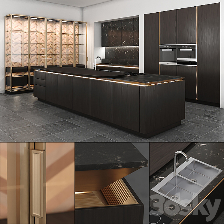 SieMatic-SLX-PURE 3DS Max - thumbnail 1