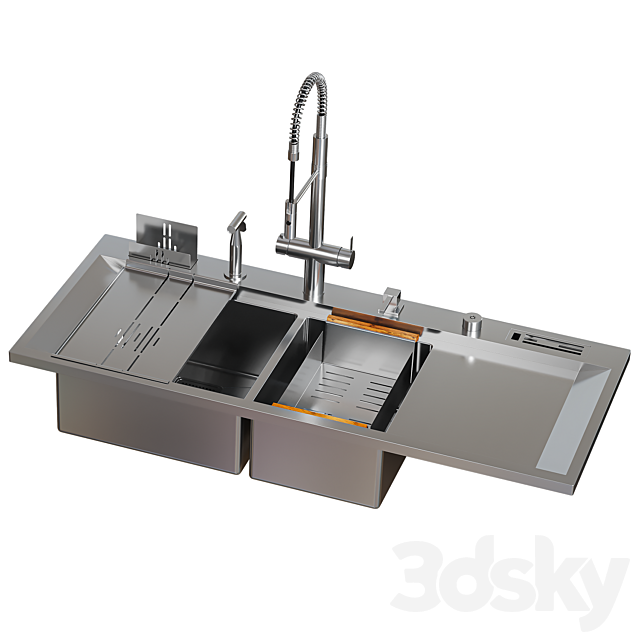 Asras sink set 3DSMax File - thumbnail 5