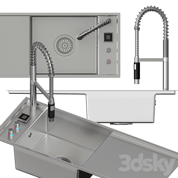 Dornbracht eUNIT KITCHEN 3DS Max - thumbnail 2