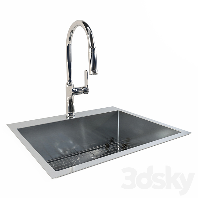 Kc-9850CH & sink 2014 3DS Max Model - thumbnail 3