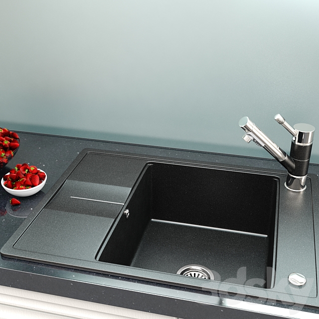 Kitchen Sink 3ds Max - thumbnail 2