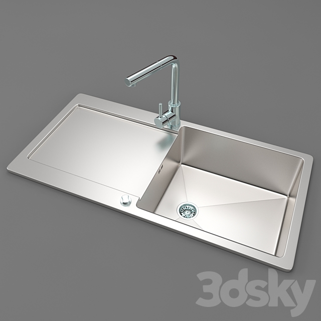 Kitchen Sink 3ds Max - thumbnail 1