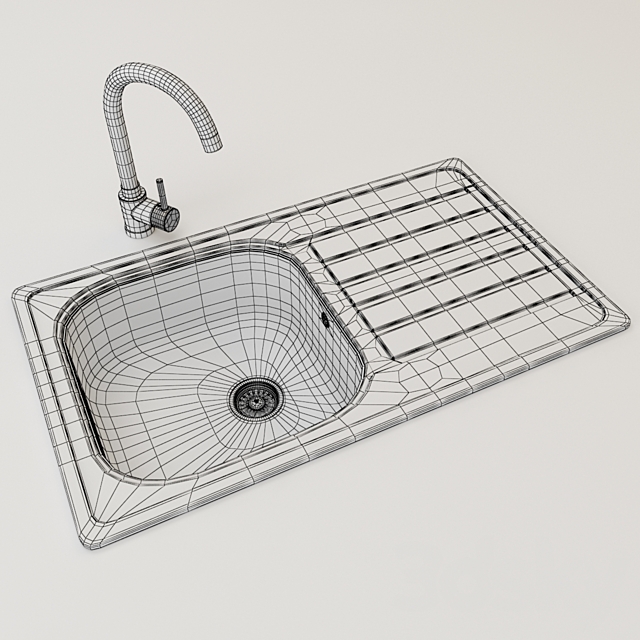 Kitchen Sink 3DSMax File - thumbnail 2