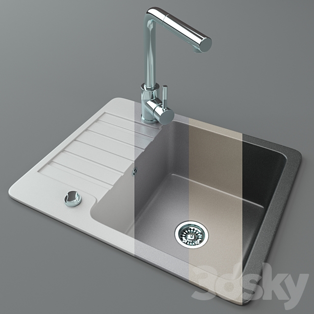 Kitchen Sink 3DSMax File - thumbnail 2