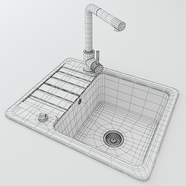 Kitchen Sink 3DSMax File - thumbnail 3