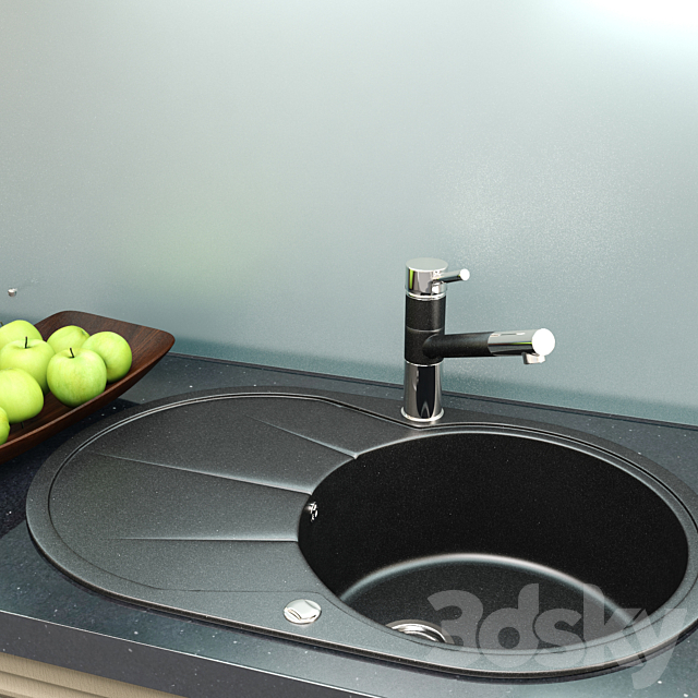 Kitchen Sink 3DSMax File - thumbnail 2